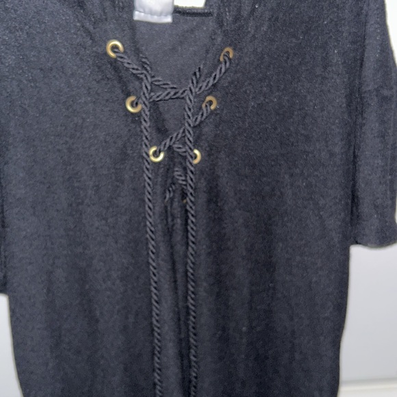 Black bathing suit coverup - Picture 4 of 4